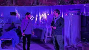 شب دوم اجرای نمایش تئاتر «یک شب از هزاران شب»در صباشهر به روی صحنه رفت