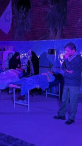 شب دوم اجرای نمایش تئاتر «یک شب از هزاران شب»در صباشهر به روی صحنه رفت