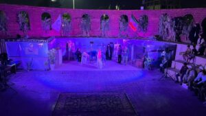 شب دوم اجرای نمایش تئاتر «یک شب از هزاران شب»در صباشهر به روی صحنه رفت