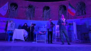 شب دوم اجرای نمایش تئاتر «یک شب از هزاران شب»در صباشهر به روی صحنه رفت