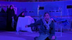 شب دوم اجرای نمایش تئاتر «یک شب از هزاران شب»در صباشهر به روی صحنه رفت