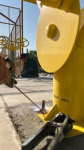 نصب دستگاهای وسایل ورزشی در بوستانهای صباشهر