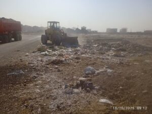 پاکسازی و ساماندهی نخالههای ساختمانی و زبالهها در صباشهر