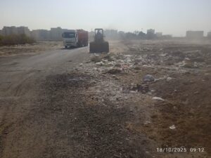 پاکسازی و ساماندهی نخالههای ساختمانی و زبالهها در صباشهر