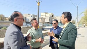 ️بازدید اعضای کمیسیون عمران، برنامه و بودجه شورای شهر صباشهر از پروژههای رودخانه شادچای