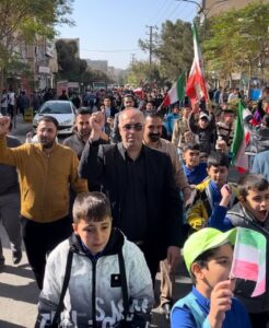 حضور گسترده مردم صباشهر و شاهد شهر در راهپیمایی یوم الله ۱۳ آبان