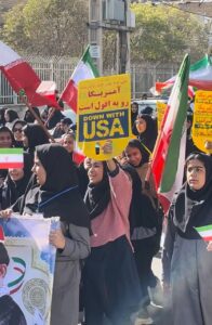 حضور گسترده مردم صباشهر و شاهد شهر در راهپیمایی یوم الله ۱۳ آبان