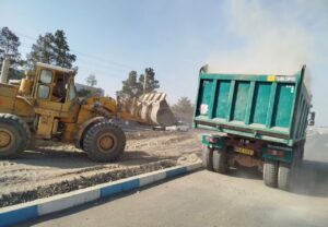 آغاز عملیات ساماندهی رفیوژ میانی محور آدران-شهریار ازمسیر صباشهر