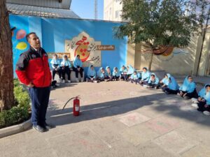 برگزاری دورههای آموزش اطفای حریق برای دانشآموزان صباشهر