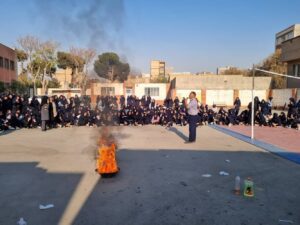 برگزاری دورههای آموزش اطفای حریق برای دانشآموزان صباشهر
