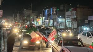حضور حماسی مردم صباشهر در تجمع شب ششم