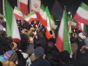 تجمع مردم صباشهر در رثای امام علی (ع) و رهبر شهید حضرت آیتالله خامنهای