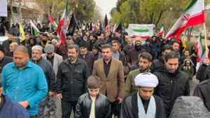 سنگ تمام مردم صباشهر در راهپیمایی روز جهانی قدس