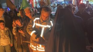 عهدخون بستن و بیعت مردم و مسئولین صباشهر بارهبر انقلاب