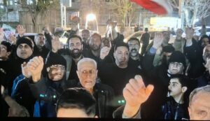 هجدهمین شب تجمع مردمی در میدان نماز صباشهر، پرشور تر از همیشه