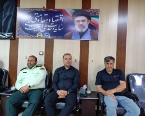 جلسه هماهنگی ستاد تشییع رهبر شهید در صباشهر