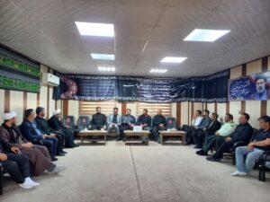 جلسه هماهنگی ستاد تشییع رهبر شهید در صباشهر