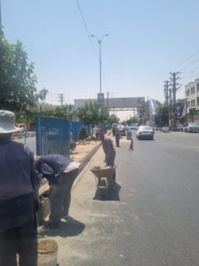 بهسازی رفیوژ میانی بلوارشهید یدالهی صباشهر
