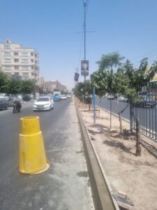بهسازی رفیوژ میانی بلوارشهید یدالهی صباشهر