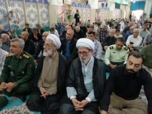 برگزاری مراسم گرامیداشت روز نماز جمعه در مصلای صباشهر