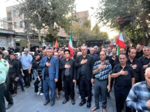 مراسم جاماندگان اربعین حسینی با حضور پرشور مردم و مسئولین در صباشهر برگزار شد