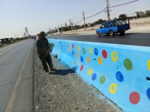 تداوم طرح زیباسازی مناظر بصری صباشهر